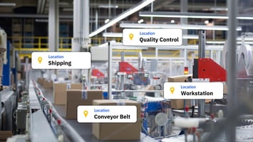 Real time asset tracking with Thinaer